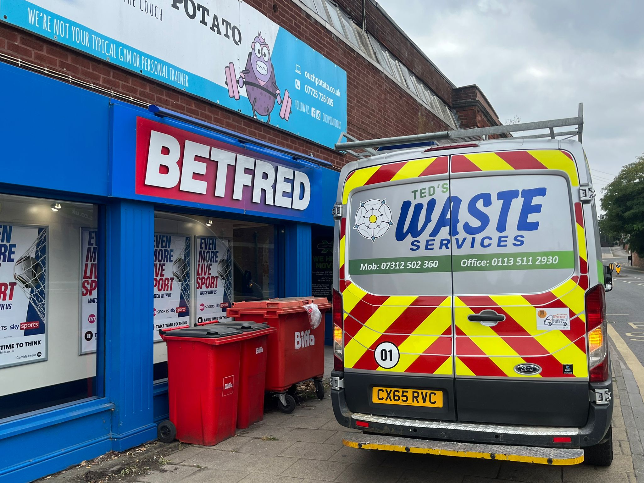 Commercial waste removal collection for businesses in West Yorkshire